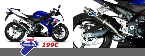 ESCAPE CARBONO TERMIGNONI STILO SUZUKI GSXR 600-750 2008-2010