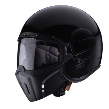 casco-moto-Elche-caberg-ghost-negro-brillo