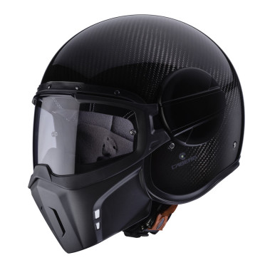 casco-moto-Elche-caberg-ghost-negro-carbon